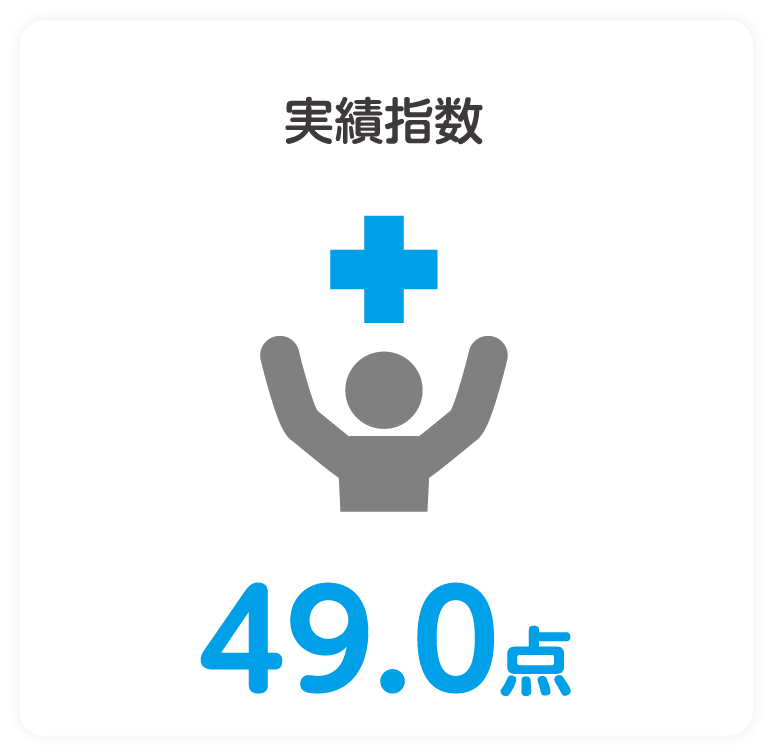 実績指数 48.4%