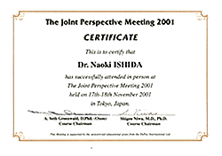 The Joint Perspective Meeting 2001